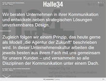 Tablet Screenshot of halle34.com